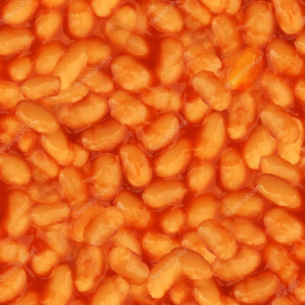 Baked Beans Seamless Texture Tile — Stock Photo