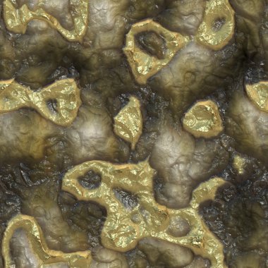 Altın cevheri sorunsuz doku kiremit