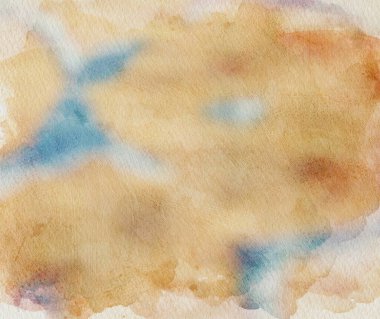 Sürtünme izleri ve felçlerle dokulu pis bir arka plan. Suluboya soyut resimleme.