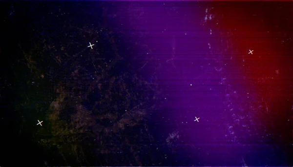 Schöne abstrakte Hintergrund zum Thema der digitalen Panne. Cyberspace in dunklem Blau, Violett und Rot. Illustration. — Stockbild Schöne Abstrakte Hintergrund Zum Thema Der Digitalen Panne Cyberspace Dunklem — Stockfoto