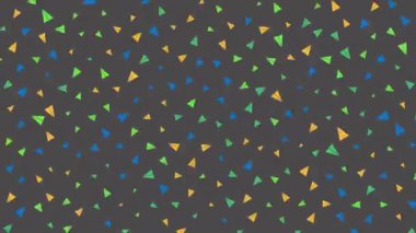 Yatay dalgalar halinde hareket eden parlayan uçak simgeleri. Güzel ve modern animasyon arkaplanı.