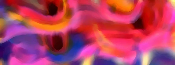 アブストラクトスミアブラシストロークアクリルや水彩画 カラーテクスチャ背景イラスト — ストック写真