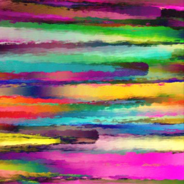 3d illustration of abstract pattern, digital hi tech concept