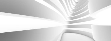 Beyaz mimari geometrik arka plan. Modern bina teknolojisi duvar kağıdı. Sanat endüstrisi grafik tasarımı. Soyut monokrom iç dizaynı.