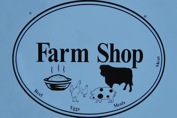 農家の店看板 — ストック写真