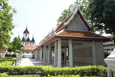 Koordinasyon Hall, Loha Prasat, Wat Ratchanaddaram, Bangkok, Tayland, Asya