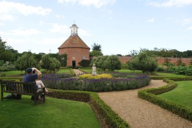 İngiltere'de bahçe sahne