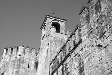 Alcazar de los Cristianos Reyes. Alcazar Cordoba, İspanya