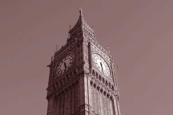 Елізабет вежі. Біг-Бен, Лондон, Англія — стокове фото