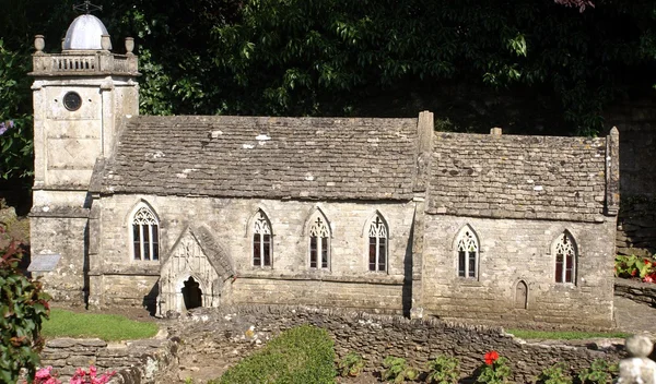 Miniaturmodell einer Kirche oder Kathedrale — Stockfoto