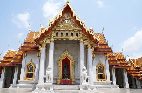 Wat benchamabophit. Mramorový chrám, bangkok, Thajsko — Stock fotografie