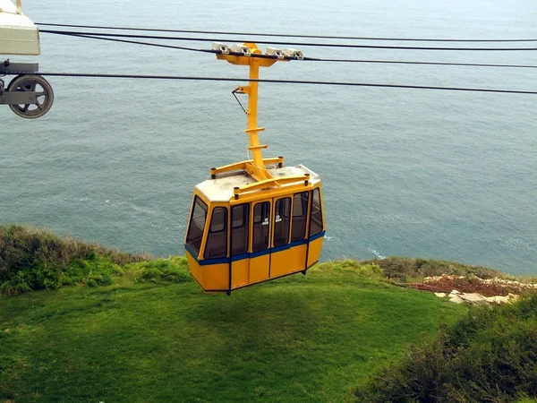 Cable car in Rosh Hanikra, Galilee, Israel — Stock Photo, Image