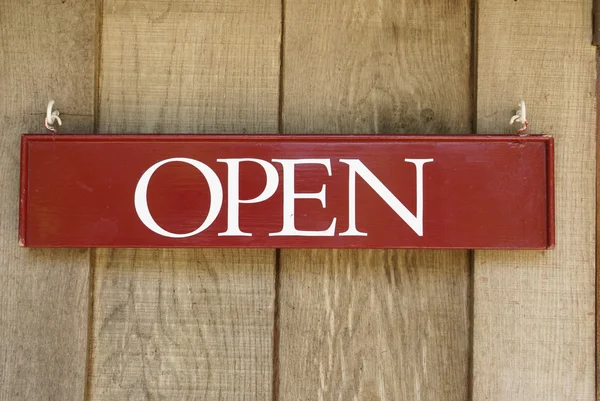 Open sign — Stock Photo, Image