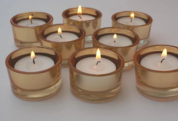 Conjunto de velas. velas — Fotografia de Stock