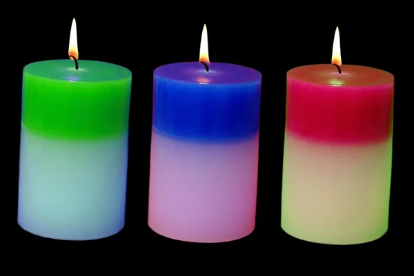 Candele accese — Foto Stock