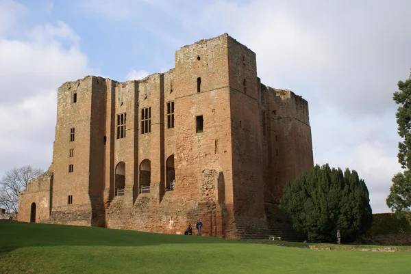 Norman ha rovinato il castello. Kenilworth castle, Warwickshire, Inghilterra — Foto Stock