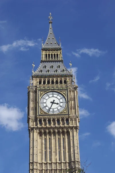 Big Ben torre dell'orologio, Parlamento britannico, Palazzo di Westminster, Londra, Inghilterra — Foto Stock