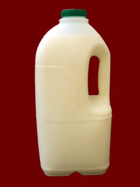 Молочная бутылка. бутылка молока — стоковое фото