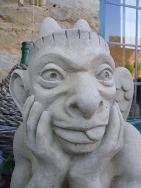 Şeytan heykeli. Şeytan heykeli. Şeytan heykeli. Cadılar Bayramı. Cadılar Bayramı dekorasyon