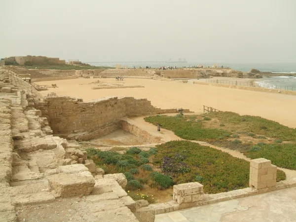 Caesarea, İsrail, Ortadoğu kalıntıları — Stok fotoğraf