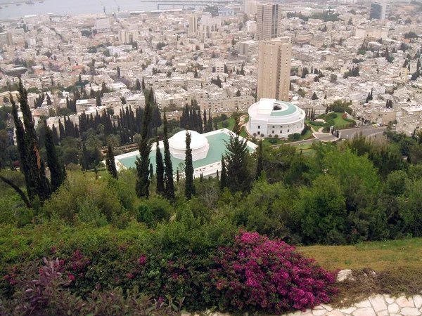 Flygfoto, Haifa city, Israel, Mellanöstern — Stockfoto