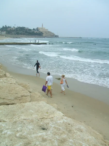 Vista sobre Old Jaffa da cidade de Tel Aviv, Israel, Oriente Médio — Fotografia de Stock