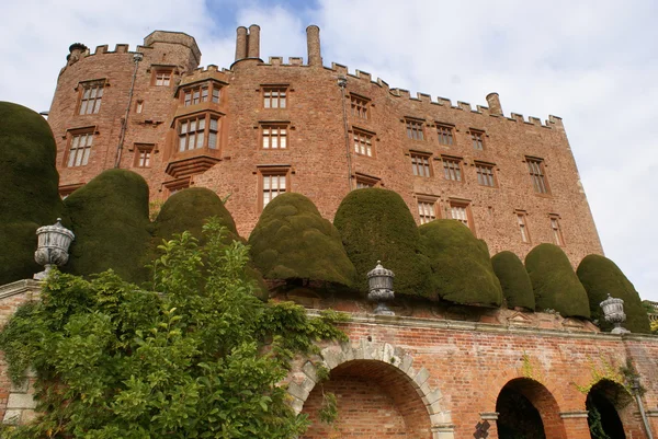 Powis Kalesi, Welshpool, Powys, Galler, İngiltere — Stok fotoğraf