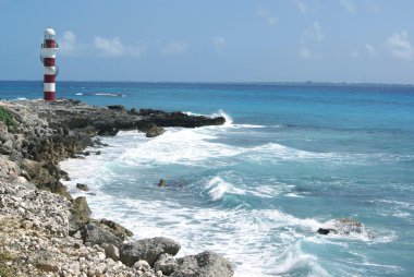 Deniz feneri, cancun, Meksika