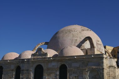 Eski Osmanlı cami, kubbe Yeniçeri Camii, Hanya, Crete, Yunanistan