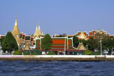Wat Phra Kaew, Chao Phraya Nehri, Bangkok, Tayland