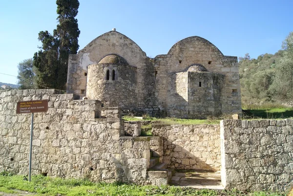 Ayios ioannis theologos kirche, stylos, beton, griechenland. — Stockfoto