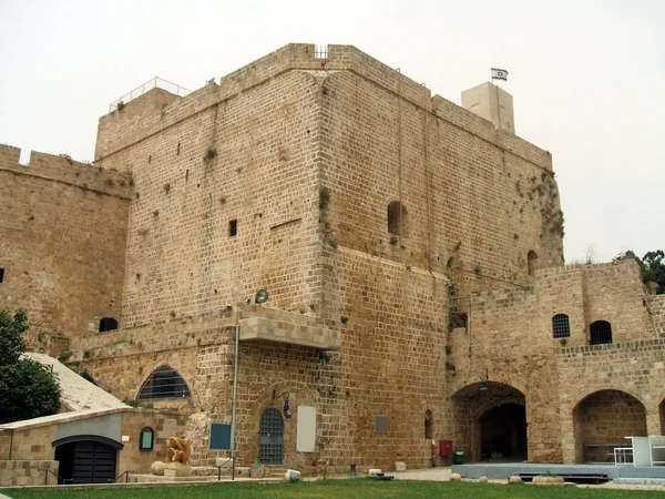 Schloss, acre, israel, Middle East — Stockfoto