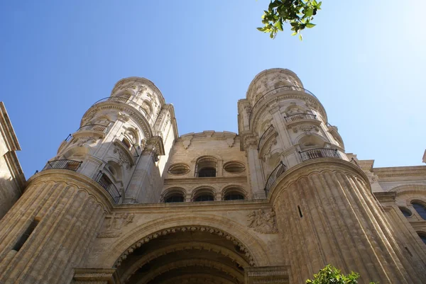 Malaga katedrála, Andalusie, Španělsko — Stock fotografie