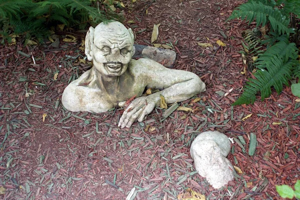 Devil. Satan. statue. sculpture. Halloween — Stock Photo, Image