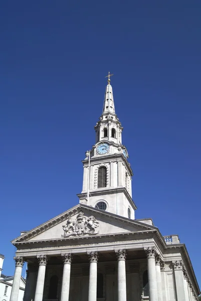 St Martin i fält kyrkan, Trafalgar Square, London, England — Stockfoto