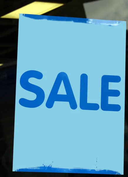 Sale. sign. sale sign. store's window sale sign — Stock Photo, Image