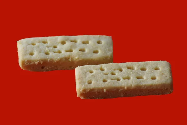 Křehké sušenky máslo nebo soubory cookie — Stock fotografie