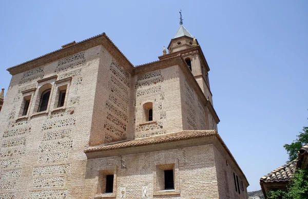 Kyrkan Santa Maria, Alhambra, Granada, Andalusien, Spanien — Stockfoto