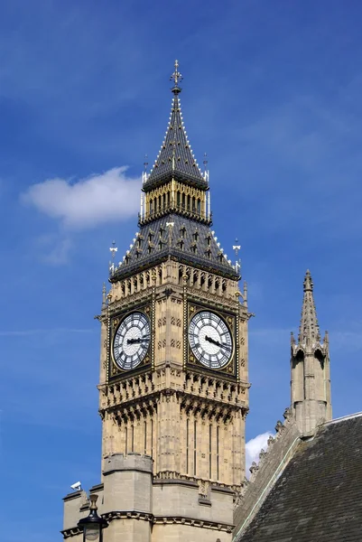 Big Ben clock tower, Westminster palace, London, England — Stock Photo, Image