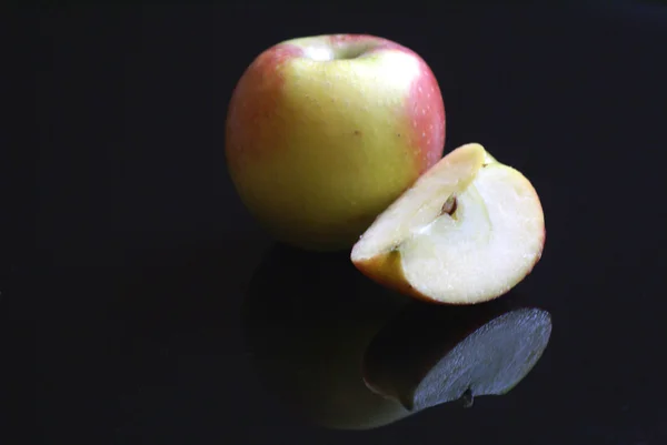 Maçã e peça. maçã — Fotografia de Stock