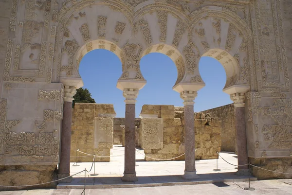 宮殿の遺跡。メディナ Azahara、コルドバ、アンダルシア州, スペイン — ストック写真