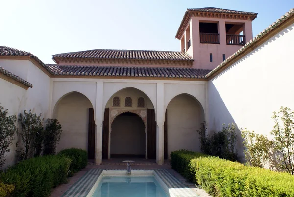 Alcazaba és a Gibralfaro castle, malaga, Andalúzia, Spanyolország — Stock Fotó