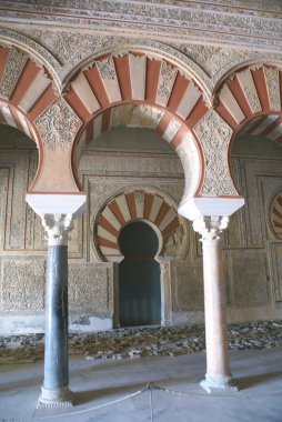 Heykel kemerler, Medine Azahara, Cordoba, Endülüs, İspanya