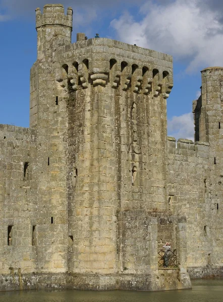 塔，Bodiam 城堡，东萨塞克斯郡英格兰 — 图库照片