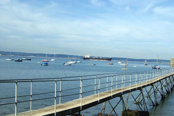 Bridge, Ilha de Portland, Dorset, Inglaterra — Fotografia de Stock