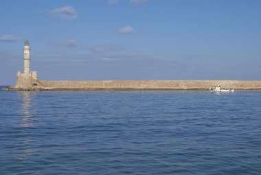 Yunanistan 'ın Chania deniz feneri