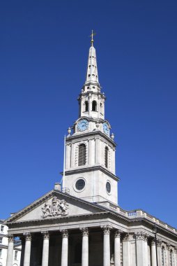 St Martin-in--Fields kilise, Trafalgar Square, Londra, İngiltere
