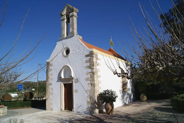 Kostel, Kalyves, Kréta, Řecko — Stock fotografie