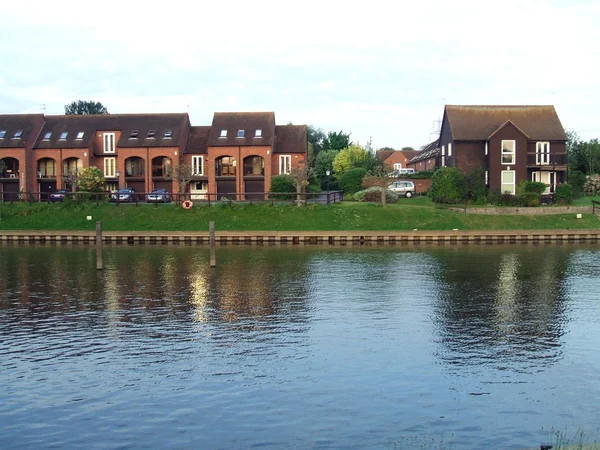 Riverside view. outdoor view — Stock Photo, Image