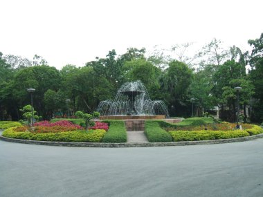 Çeşme, Dusit Hayvanat Bahçesi, Bangkok, Tayland, Asya